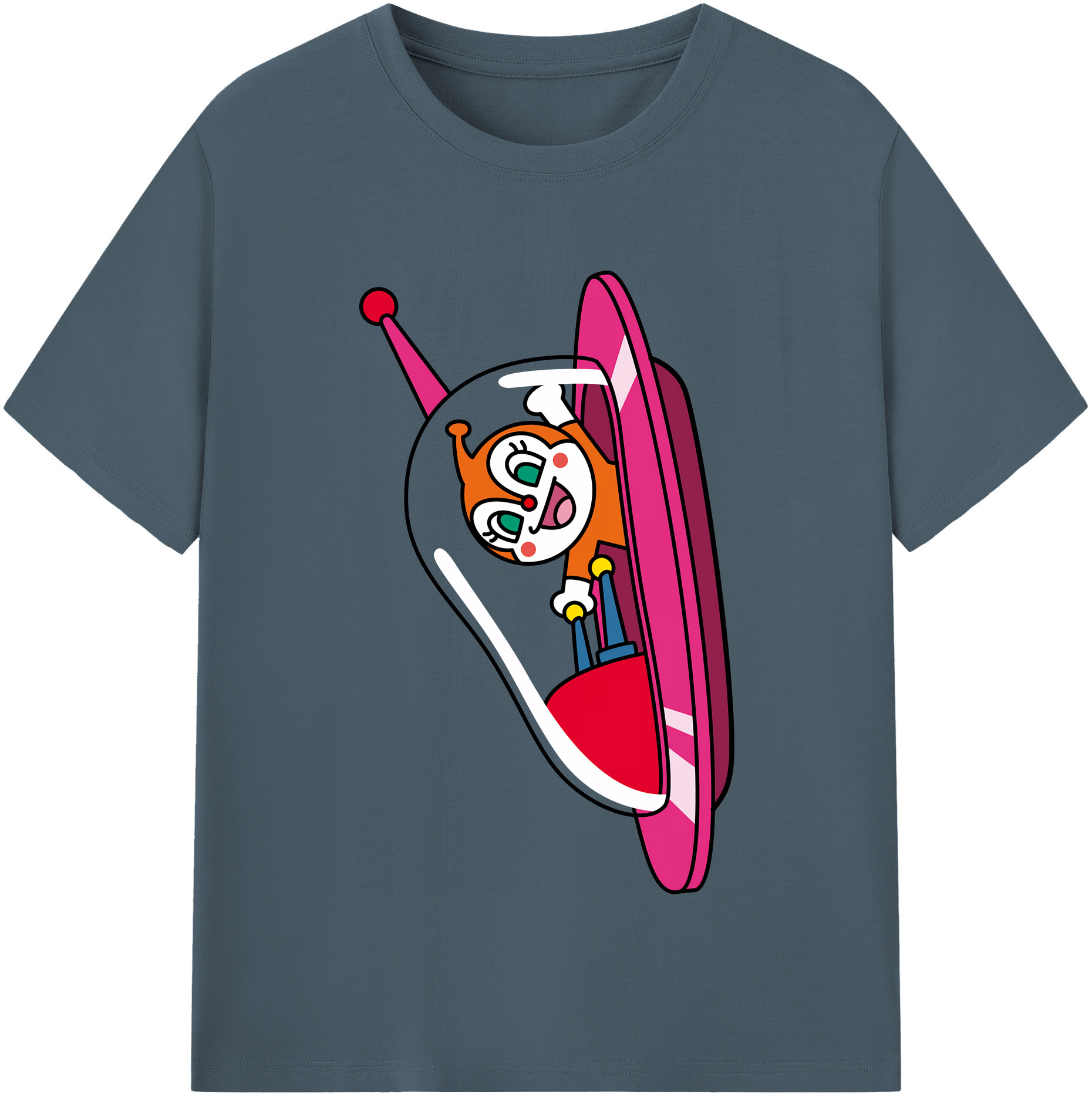 （画像用） アンパンマン Anpanman 綿100％半袖Tシャツ（フロントプリント）